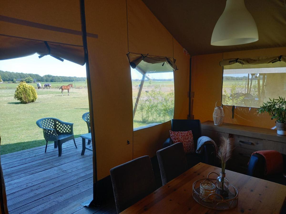 Comfort Safaritent 6 Pers En Mini Camping Zwiggelte Zewnętrze zdjęcie